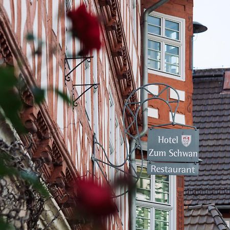 Hotel Zum Schwan Wanfried Buitenkant foto