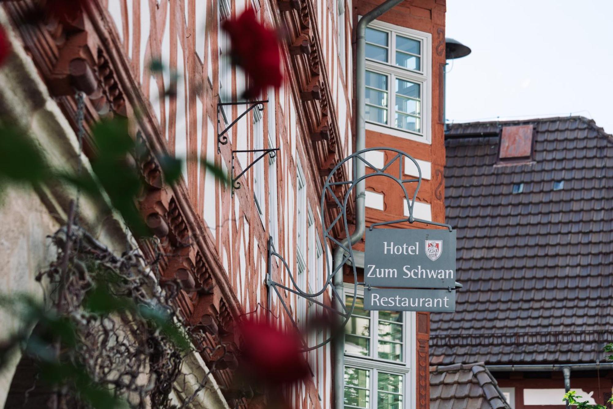 Hotel Zum Schwan Wanfried Buitenkant foto