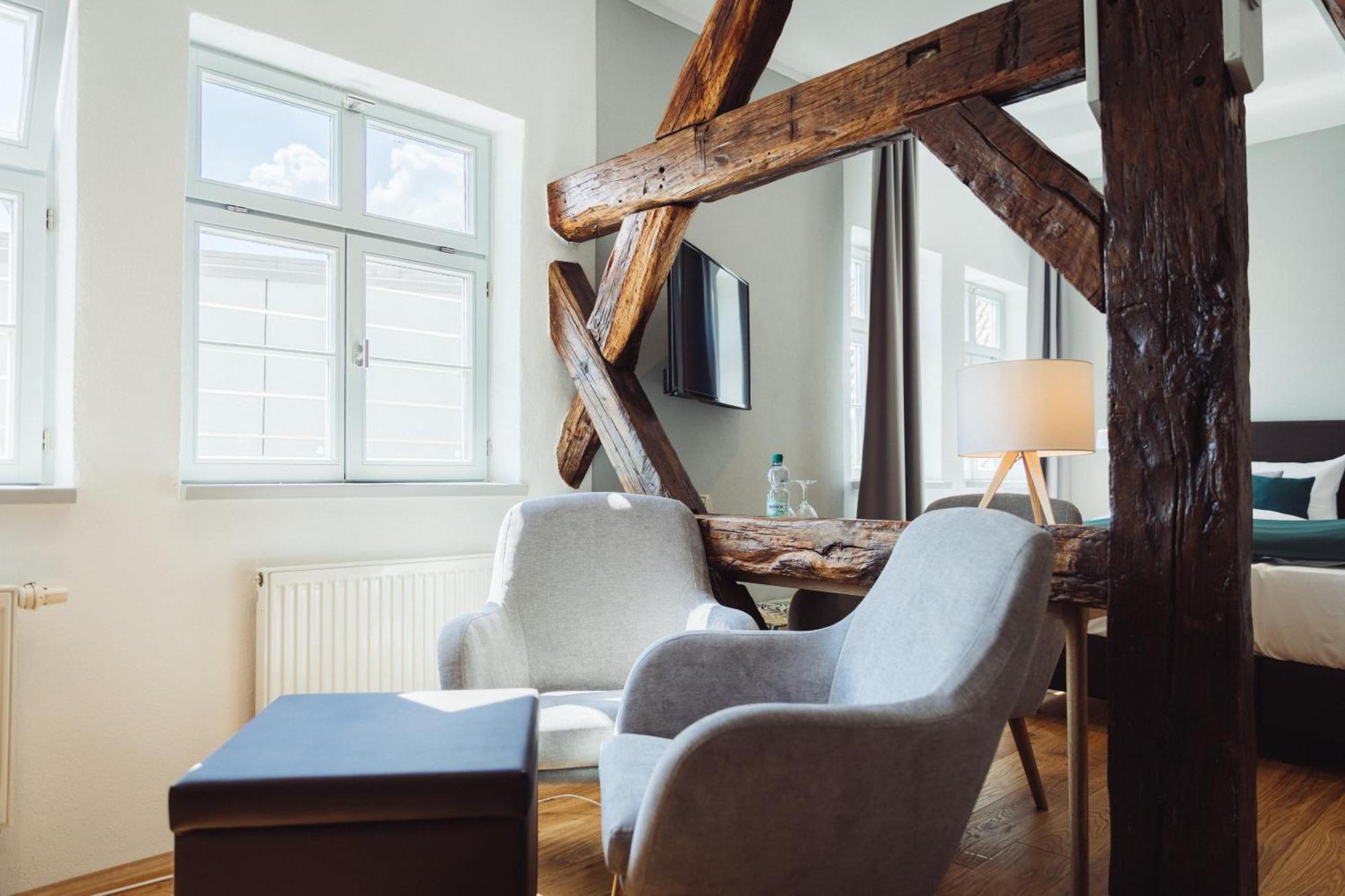 Hotel Zum Schwan Wanfried Buitenkant foto